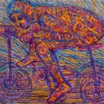 Анна Маргацкая "Ветер", 2008, авторская техника, акварель, 110х140